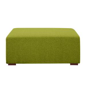 Pouf repose-pieds Seed Tissu Tissu Ramira : Citron vert