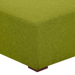 Pouf repose-pieds Seed Tissu Tissu Ramira : Citron vert