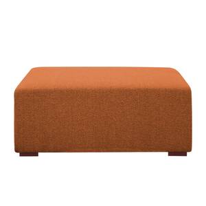 Pouf repose-pieds Seed Tissu Tissu Milan : Marron rouille