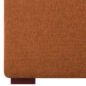 Pouf repose-pieds Seed Tissu Tissu Milan : Marron rouille