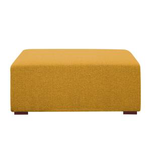 Pouf repose-pieds Seed Tissu Tissu Selva : Jaune moutarde