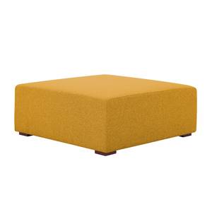 Pouf repose-pieds Seed Tissu Tissu Selva : Jaune moutarde