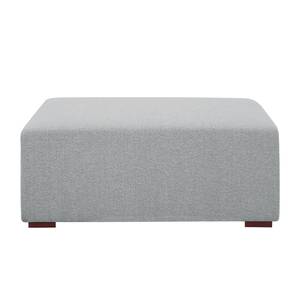 Pouf repose-pieds Seed Tissu Tissu Selva : Gris argenté