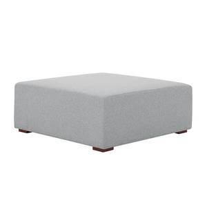 Pouf repose-pieds Seed Tissu Tissu Selva : Gris argenté