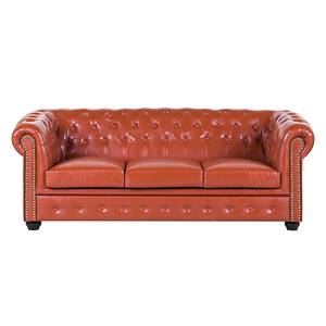 Sofa Torquay (3-Sitzer) Kunstleder - Braun