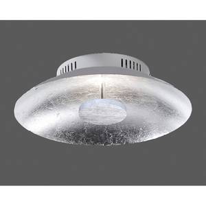 LED-plafondlamp Plate Leaf Zilver - Diameter lampenkap: 30 cm