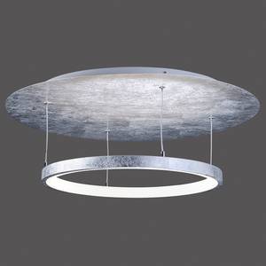 LED-Deckenleuchte Nevis Leaf II Kunststoff / Stahl - 1-flammig - Weiß / Silber