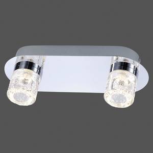 LED-plafondlamp Bilan I plexiglas/staal - 2 lichtbronnen