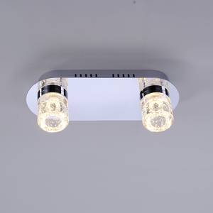 Plafonnier LED Bilan I Plexiglas / Acier - 2 ampoules