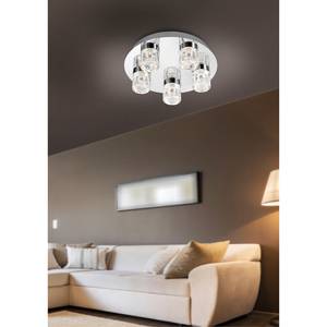 Plafonnier LED Bilan II Plexiglas / Acier - Nb d'ampoules : 5