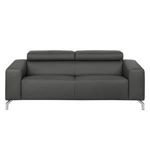 Sofa Varberg (2,5-Sitzer) Echtleder Echtleder - Dunkelgrau