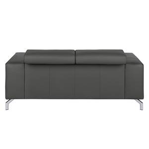 Sofa Varberg (2-Sitzer) Echtleder Echtleder - Dunkelgrau