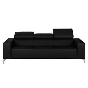 Sofa Varberg (3-Sitzer) Echtleder Echtleder - Schwarz