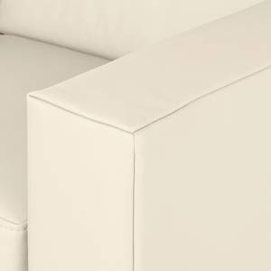 Fauteuil Varberg Cuir véritable blanc