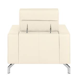 Fauteuil Varberg Cuir véritable blanc