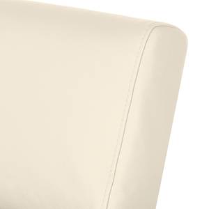 Fauteuil Varberg XXL Cuir véritable blanc