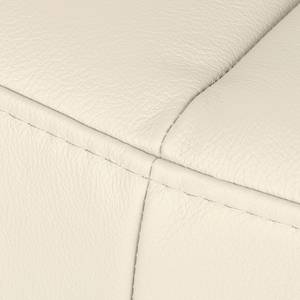 Fauteuil Varberg XXL Cuir véritable blanc