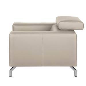 Fauteuil Varberg XXL taupe echt leer - Taupe