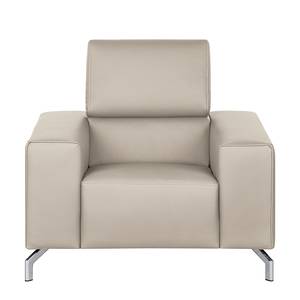 Fauteuil Varberg XXL taupe echt leer - Taupe