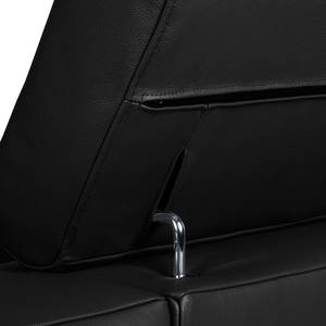 Fauteuil Varberg Cuir véritable noir