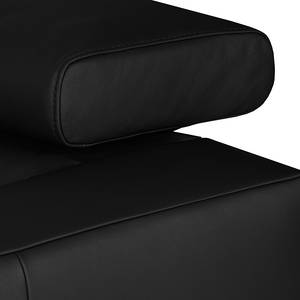 Fauteuil Varberg Cuir véritable noir