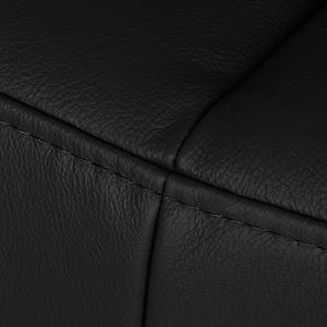 Fauteuil Varberg XXL Cuir véritable noir