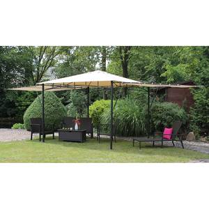 Tonelle de jardin Morne I Aluminium / Textile Anthracite Beige