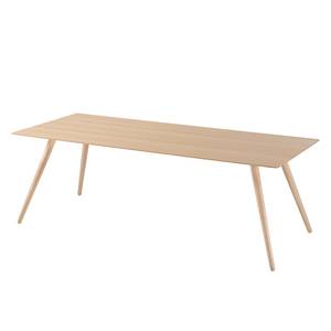 Eettafel Stave III deels massief - Lichte eikenhouten - 170 x 95 cm