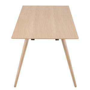 Table Stave III Partiellement en bois massif - Chêne clair - 170 x 95 cm
