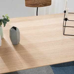 Table Stave III Partiellement en bois massif - Chêne clair - 225 x 95 cm - Chêne clair