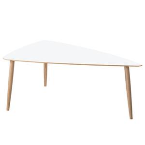 Table basse Torpa II Blanc / Chêne clair - Blanc / Chêne clair