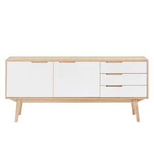 Dressoir Ledger Wit/Eikenhout licht - Wit/Eikenhout licht