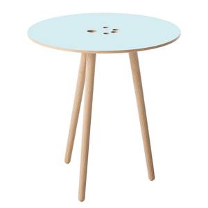 Table d'appoint Eldena I Bleu pastel / Chêne clair - Bleu pastel / Chêne clair