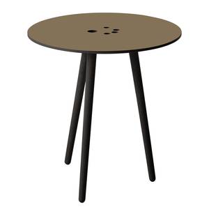 Table d'appoint Eldena I Taupe / Chêne noir - Taupe / Chêne noir