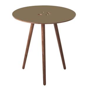 Table d'appoint Eldena I Taupe / Noyer - Taupe / Noyer