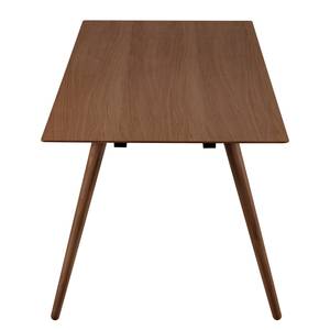 Table Stave III Partiellement en bois massif - Placage noyer véritable - 170 x 95 cm