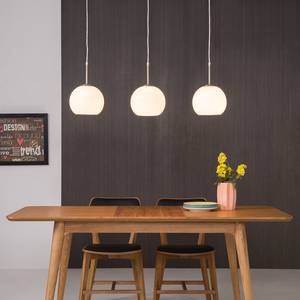 Hanglamp Kilve glas/staal - 3 lichtbronnen