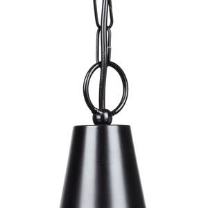 Hanglamp diameter 35cm zwart roestkleurig 1 lichtbron