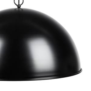 Suspension -1 ampoule -60 cm Rond Noir / Couleur cuivre