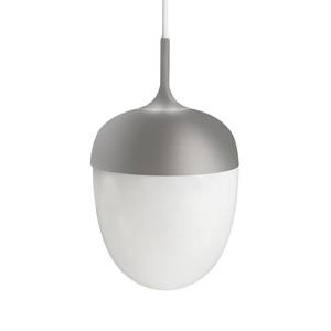 Hanglamp Acorn opaalglas/staal - 1 lichtbron