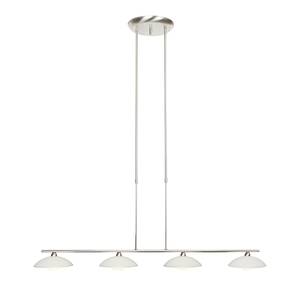 Hanglamp Aleppo 4 lichtbronnen mat nikkelkleurig