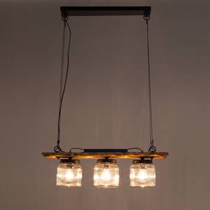 Hanglamp Opotiki oud hout - 3 lichtbronnen