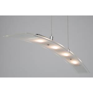 Lampada a sospensione Bernadette Metallo Color argento 4 luci