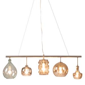 Hanglamp Brooklyn I metaal/glas - 5-lichtbronnen