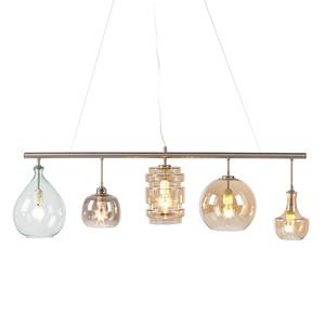 Hanglamp Brooklyn I metaal/glas - 5-lichtbronnen