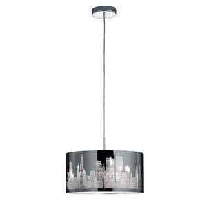 Hanglamp City Zilver - Metaal - Hoogte: 20 cm