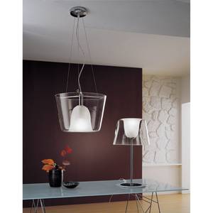 Lampe Conca Verre / Métal Transparent 1 ampoule