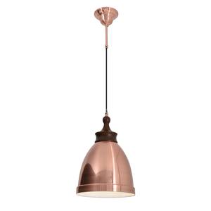 Pendelleuchte Copper by Näve Metall/Holz Braun 1-flammig