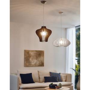 Hanglamp Cossano VII staal - 1 lichtbron - Wit