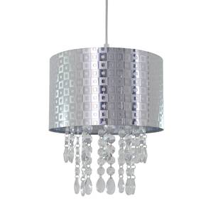 Lampada a sospensione Crystallo by Näve Materiale sintetico Color argento 1 luce